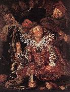 Frans Hals Shrovetide Revellers WGA oil painting